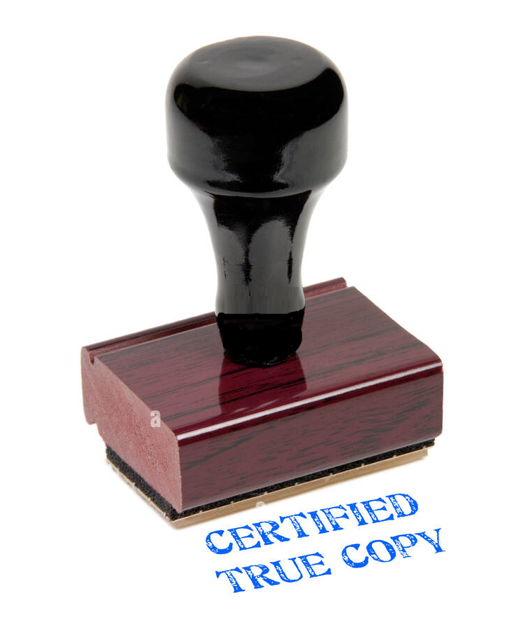 CERTIFICACION DE COPIAS